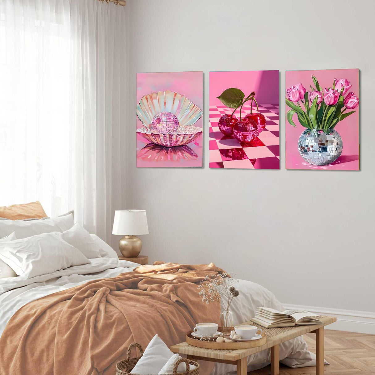 DAZZLEDOTS Diamond Art Kits for Adults, 4-Pack Disco Ball Diamond Painting Kits for Beginner Round 5D Full Drill Diamond Dots Crafts for Home Wall Decor Gifts 12x16 Inch DAZZLEDOTS