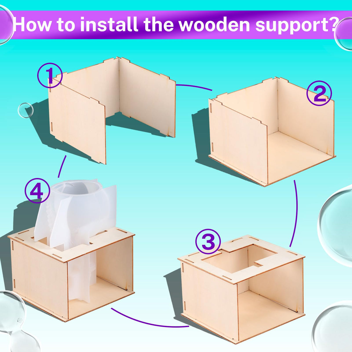 LET'S RESIN Dragon Resin Molds, Dragon Figurines Epoxy Resin Molds with Egg Base, 3D Animal Silicone Molds for Resin Crafts, DIY Home Desk Decor & Gifts LET'S RESIN