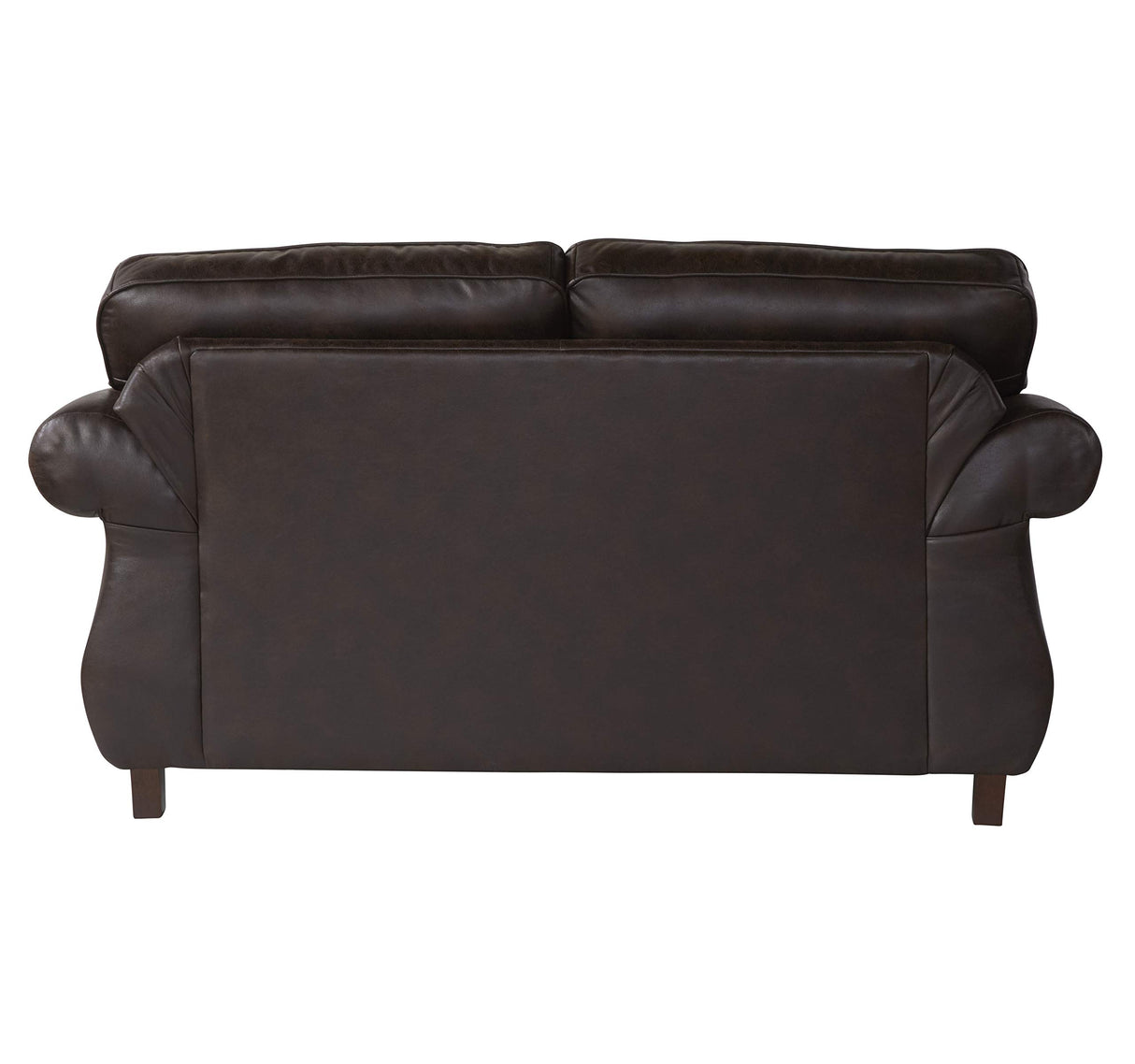 Roundhill Furniture Leinster Faux Leather Loveseat with Antique Bronze Nailheads Roundhill Furniture