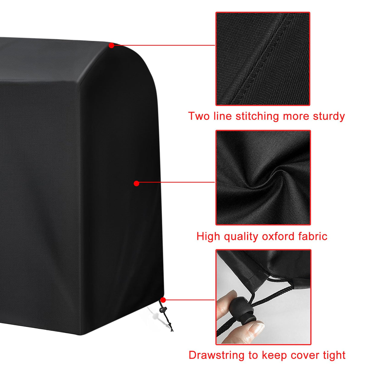 Samhe Grill Cover, 40-Inch Heavy Duty Waterproof UV Resistant BBQ Grill Cover for Outdoor Grill, Fit for Nexgrill Brinkmann Weber Char-Broil and More Samhe