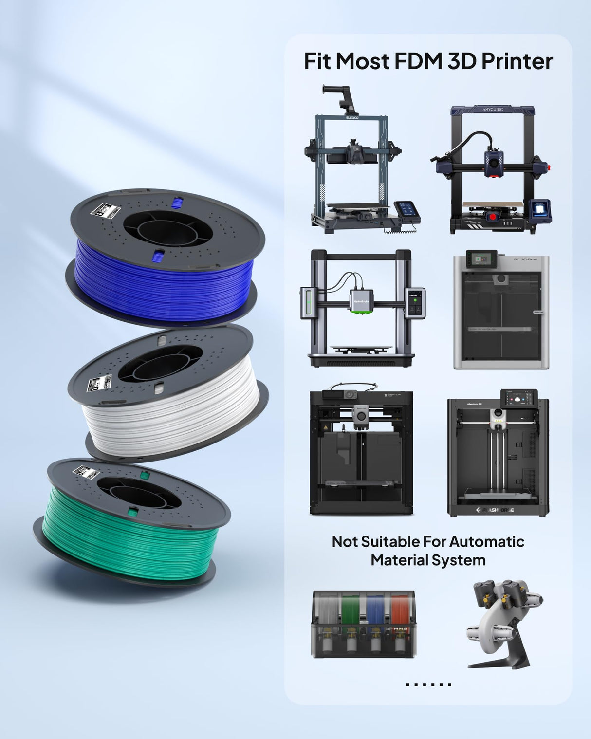 ELEGOO TPU Filament 1.75mm Red 1KG, 95A Flexible Soft 3D Printing Filament Dimensional Accuracy +/- 0.02mm, 1KG Spool(2.2lbs) for Most FDM 3D Printers ELEGOO