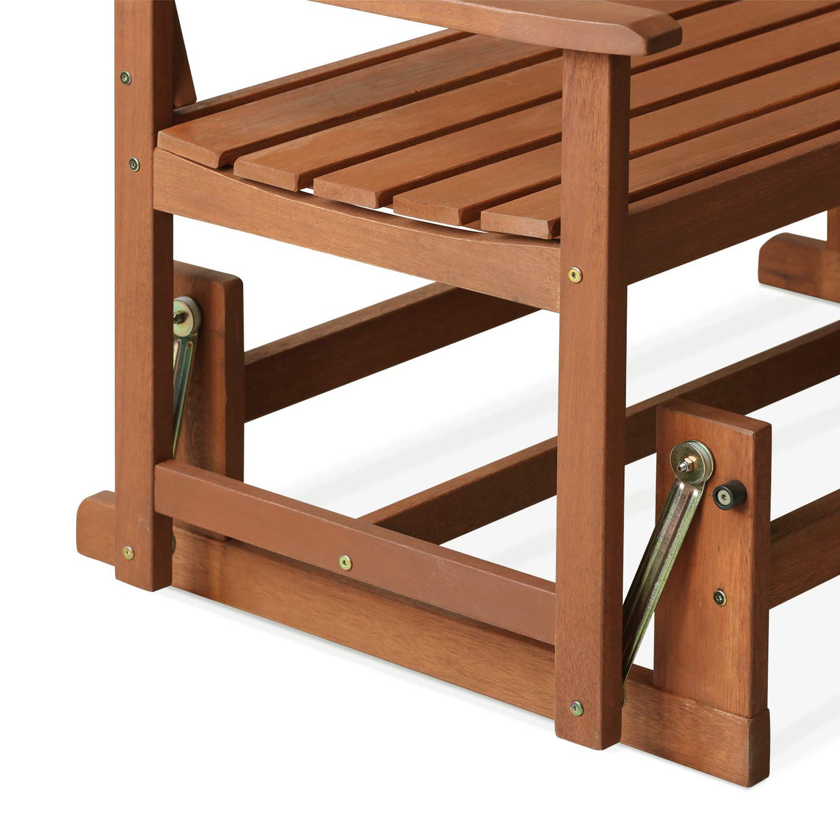 FURINNO FG17485 Tioman Outdoor Hardwood New Mexico Glider Furinno