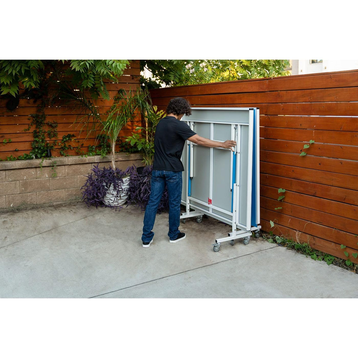 STIGA XTR Professional Outdoor Table Tennis Tables – All Weather Aluminum Waterproof Outdoor or Indoor Design with Net & Post - 10 Minute Easy Assembly Ping Pong Table with Compact Storage STIGA