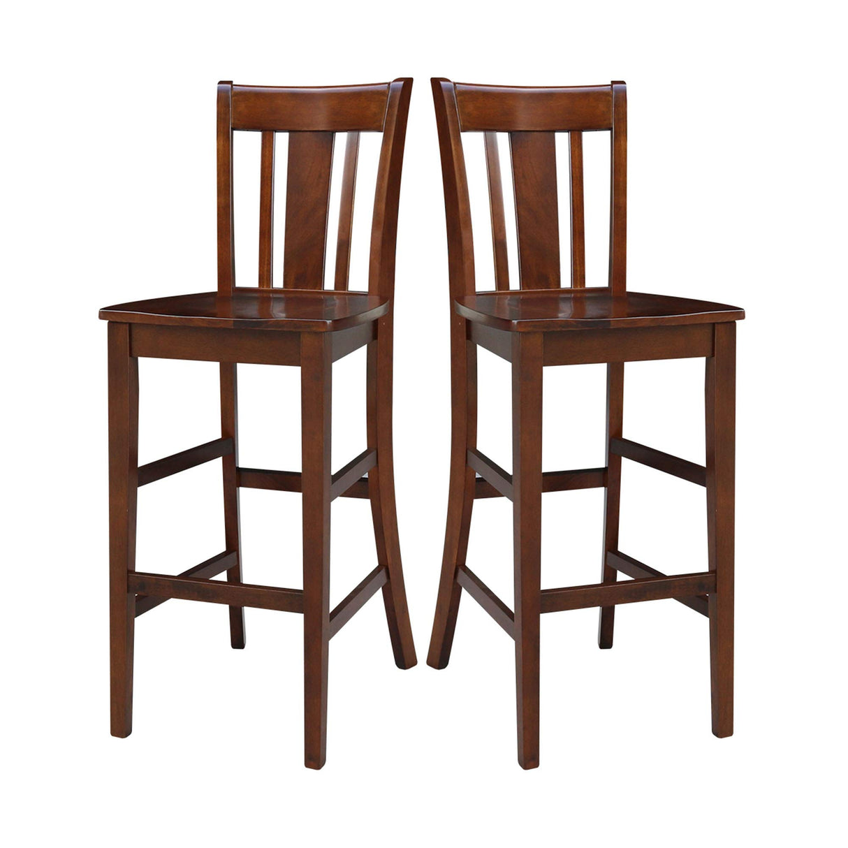 International Concepts San Remo Stool Barstool, Espresso IC International Concepts