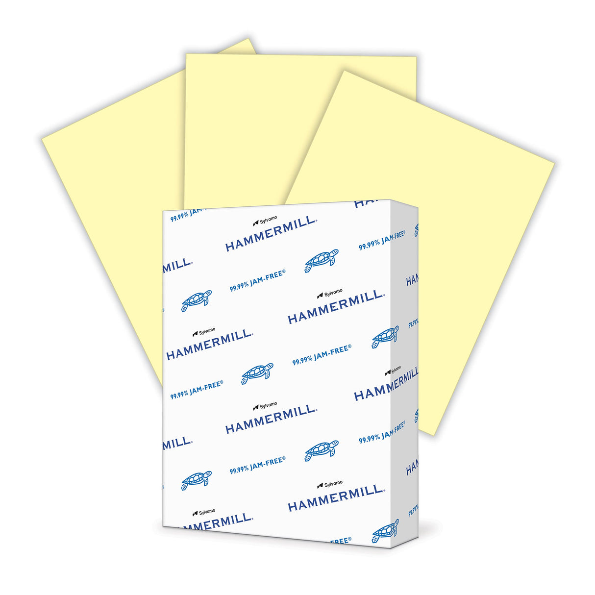 Hammermill Colored Paper, 20 lb Canary Printer Paper, 8.5 x 11-1 Ream (500 Sheets) - Made in the USA, Pastel Paper, 103341R, 1 Ream | 500 Sheets, Letter (8.5x11) Hammermill