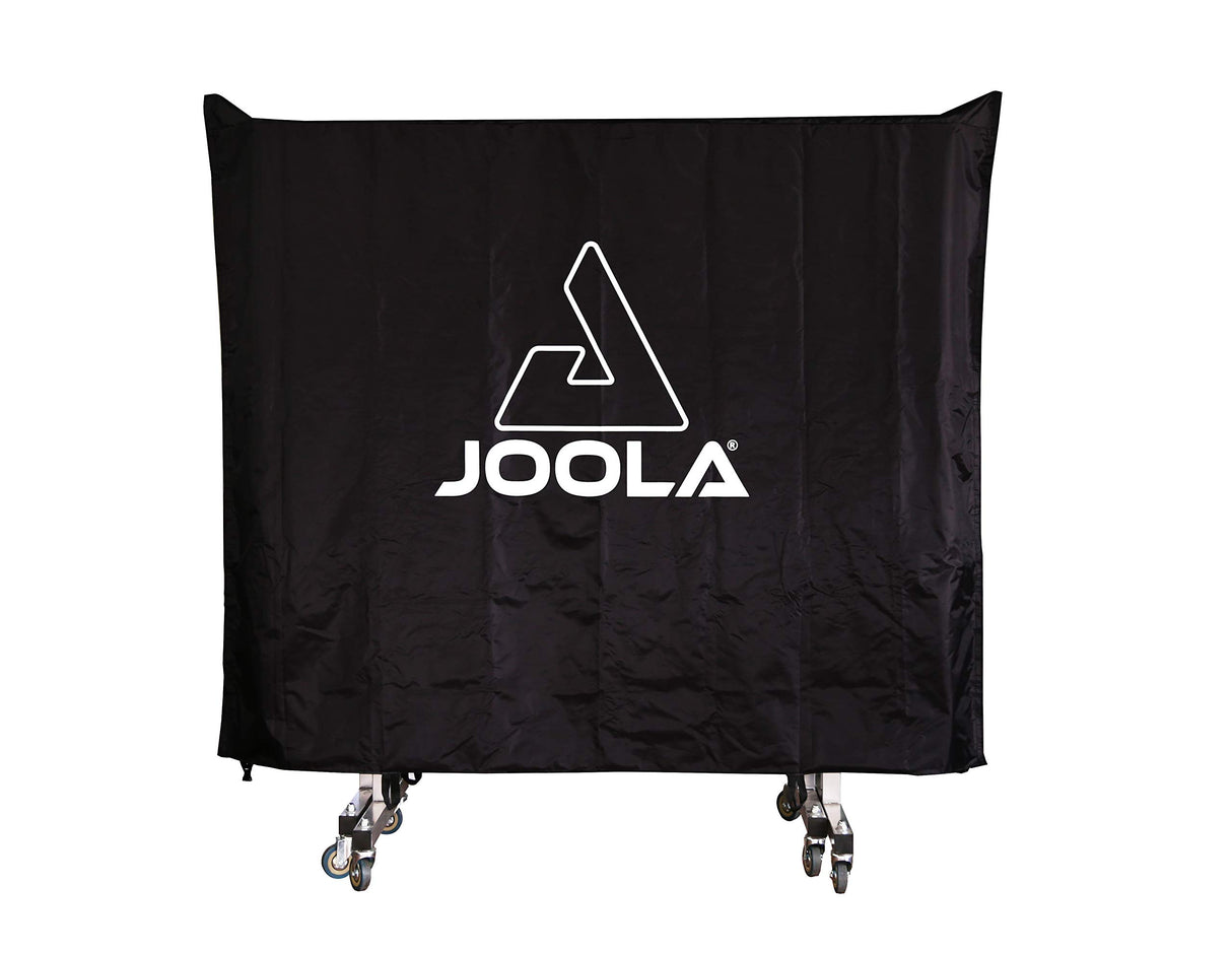 JOOLA Outdoor Ping Pong Table Cover Fits Both Folding Tables & Flat Tables -Heavy Duty Waterproof Cover with PVC Coating- Dual Function, Fits 9x5 Tables in Upright or Down Positions, Indoor & Outside JOOLA