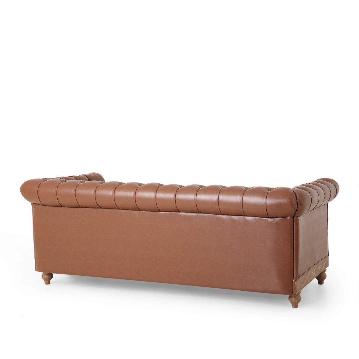 Christopher Knight Home Castalia Sofas, Cognac Brown + Natural Christopher Knight Home
