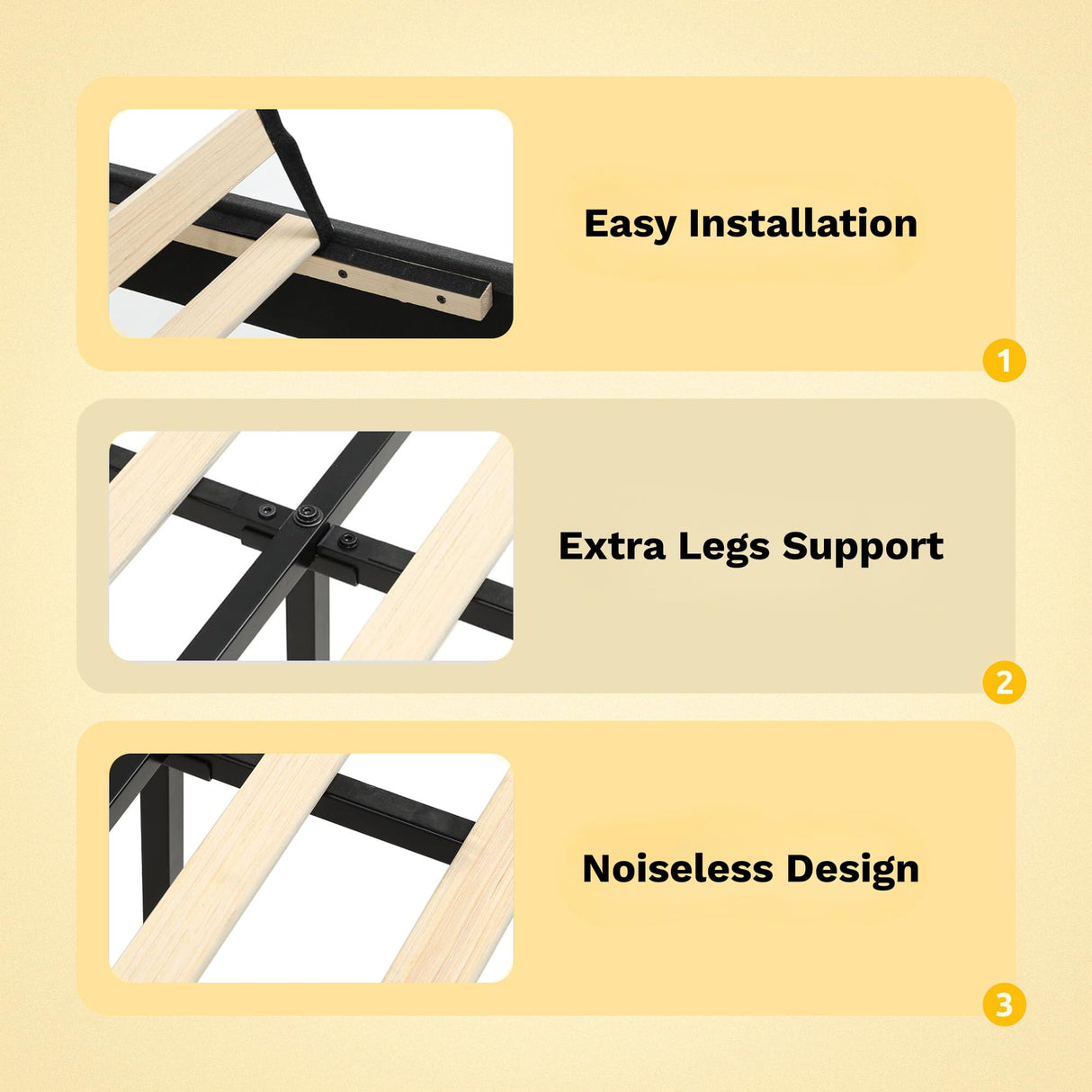 DWVO King Size Bed Frame with Storage Headboard, Upholstered Bed Frame with LED Lights, Platform Bed with Charging Station, No Box Spring Needed, Easy Assembly, Grey DWVO