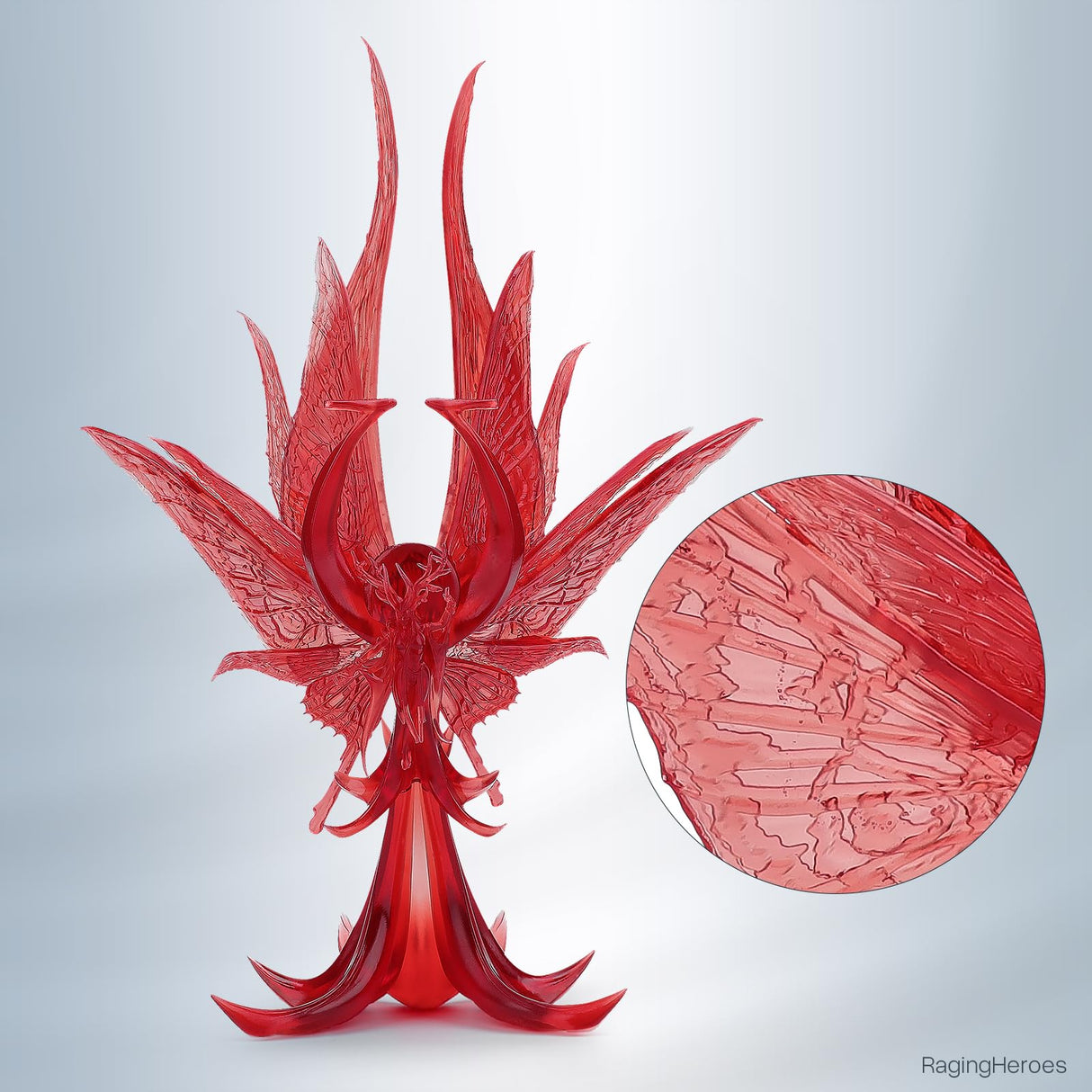 ELEGOO ABS-Like 3D Printer Resin, 405nm UV-Curing LCD Resin High Precision Fast Curing Non-Brittle Standard Photopolymer Resin for LCD Printing Clear Red 2000G ELEGOO