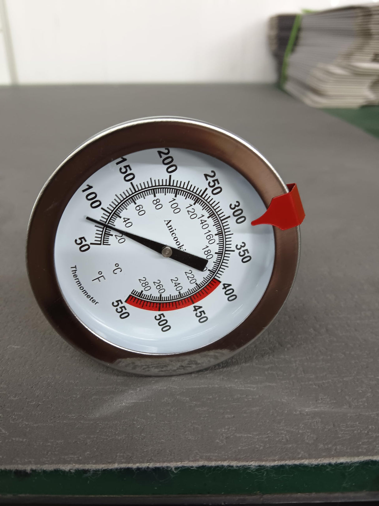 Candy Thermometer with Pot Clip and 8 Inch Probe (2 Packs)- Best Oil Thermometer for Frying,Candy Thermometer for Candy Making for Tall pots,Candle,Candy Making,Deep Frying Anicooking