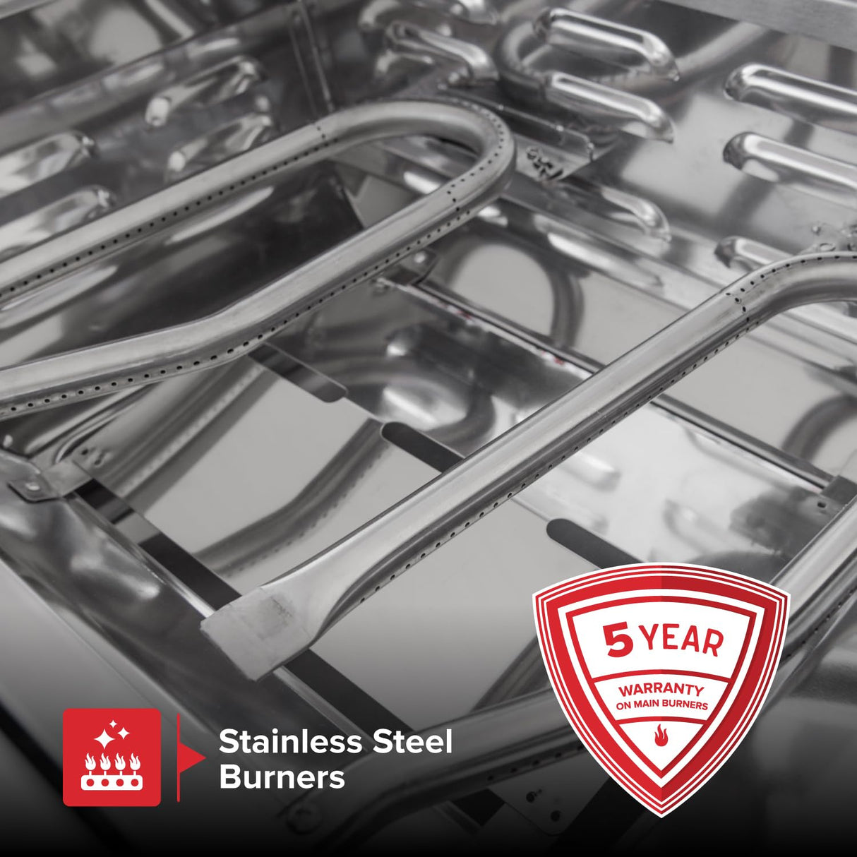 Nexgrill Stainless Steel 2-Burner Portable Gas Grill with Locking Lid, Folding Legs, 20,000 BTUs, 251 SQ In Cooking Space, Tabletop Grill for Camping, Outdoor Cooking, Patios, and More - 820-0007GE Nexgrill