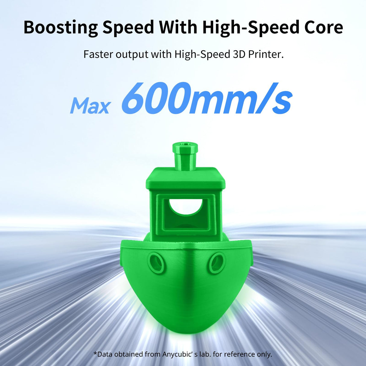 ANYCUBIC High Speed 3D Printer Filament 1.75mm, Print Up to 10X Faster, Rapid PLA Filament with High Prints Quality, Dimensional Accuracy +/- 0.02mm, Reusable Spool, 1KG, Green ANYCUBIC