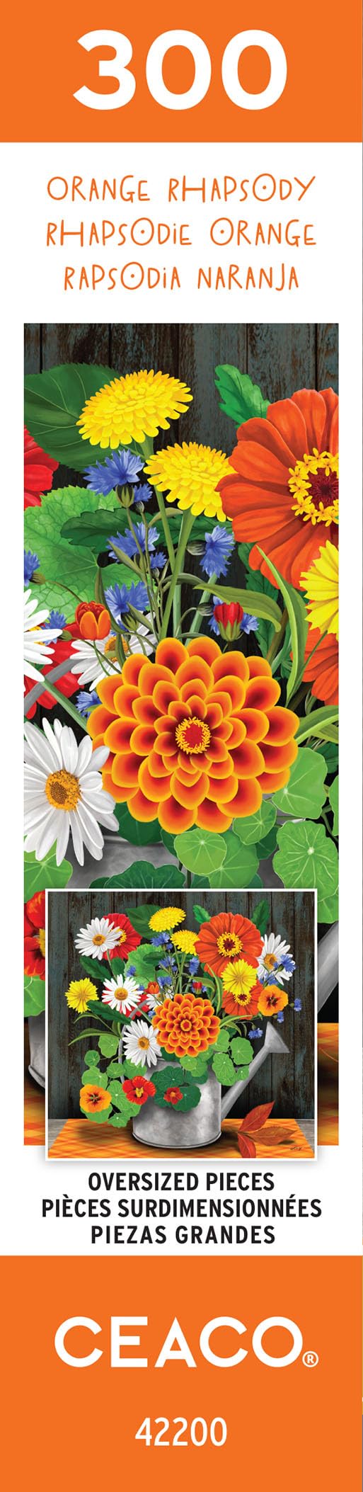 Ceaco - Orange Rhapsody - 300 Piece Jigsaw Puzzle Ceaco