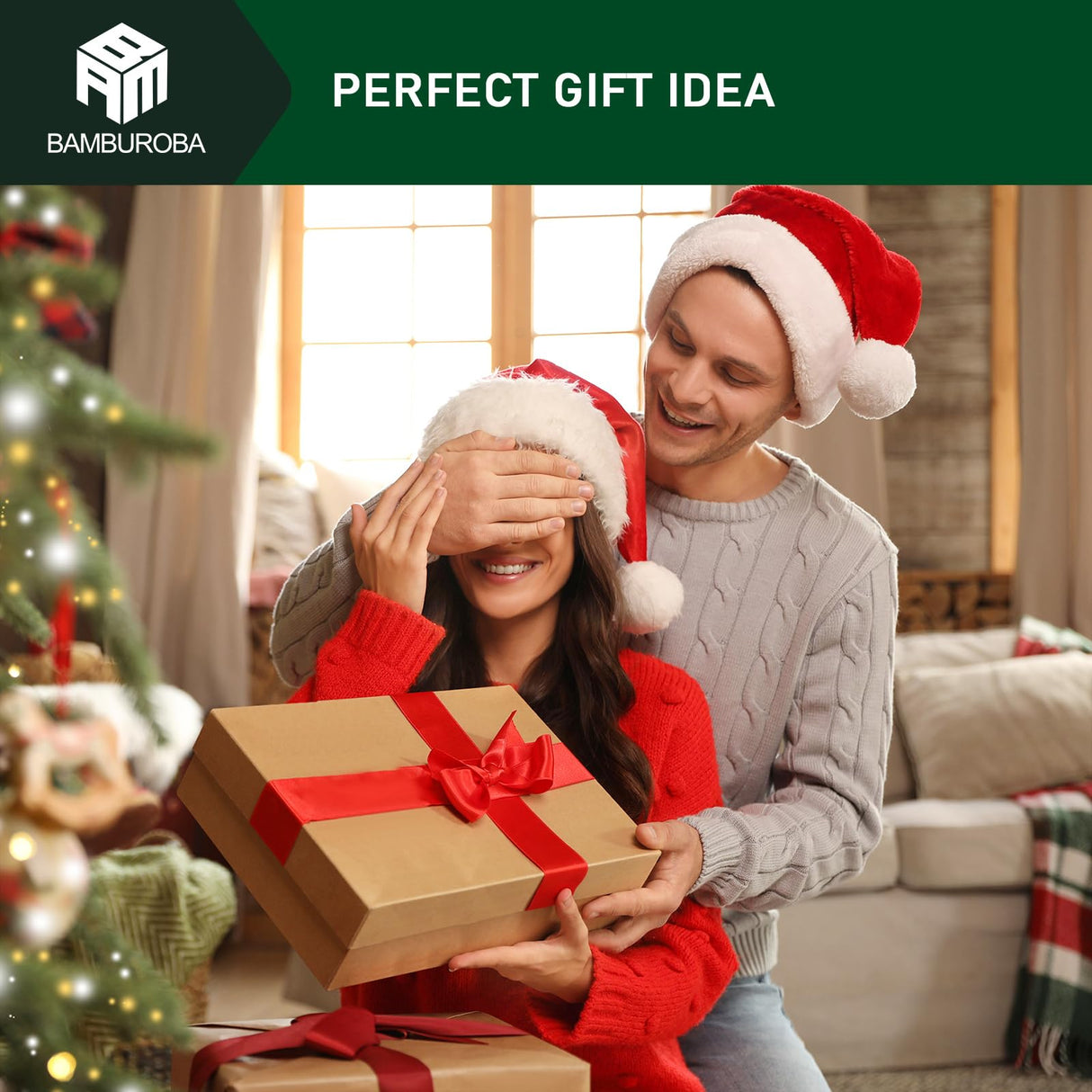 Bamboo Bathtub Caddy Tray Expandable for Luxury Bath, Bath Accessories & Table with Wine Glass Holder, Book Stand Bathroom Organizer with Extending Sides for Men/Women,Black BAMBUROBA