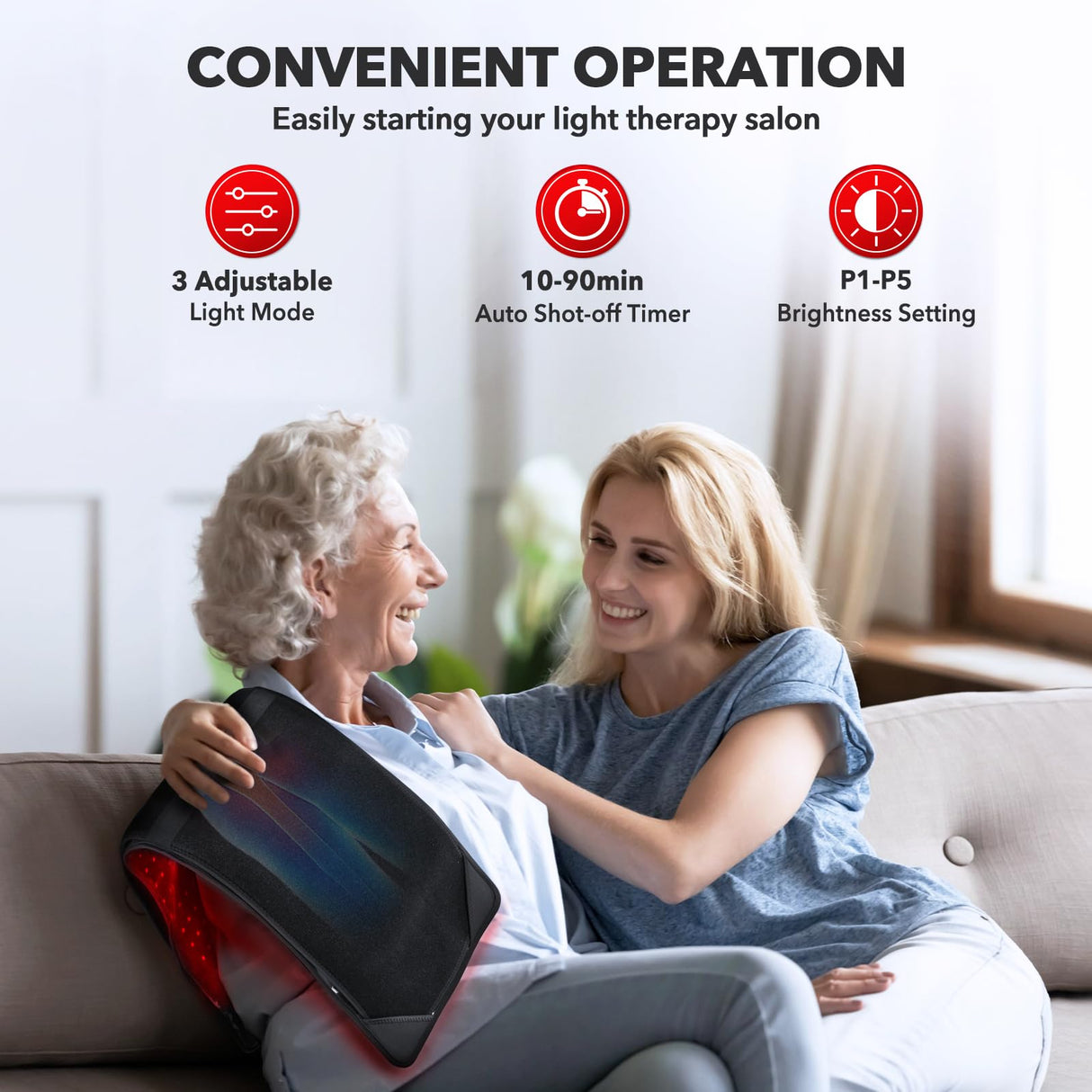 Red Light Therapy for Body, 31.5" * 11.8" Red Light Therapy Pad, Dual Chip Grade 360 LEDs 660nm & 850nm Infrared Light Therapy for Body Back Waist Shoulder Knee Joint Pain Relief, Gift for Women Men GMOWNW