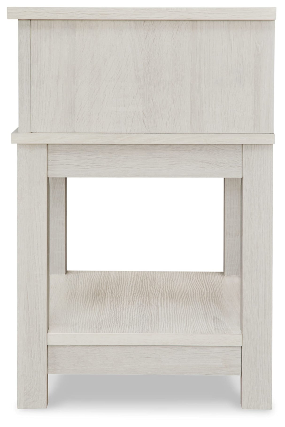 Signature Design by Ashley Dorrinson Farmhouse 1 Drawer Nightstand, Whitewash Signature Design by Ashley