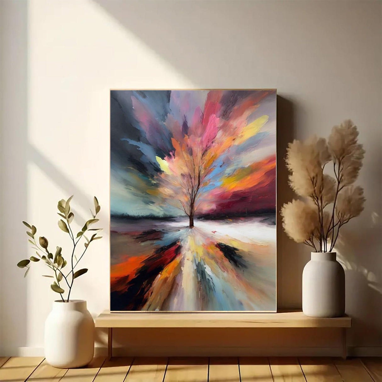 stnckic Paint by Numbers for Adults Beginners,Tree of Life Adults' Paint-by-Number Kits, Paint by Numbers Kit on Canvas,Perfect for Gift Home Wall Decor(16x20inch) stnckic