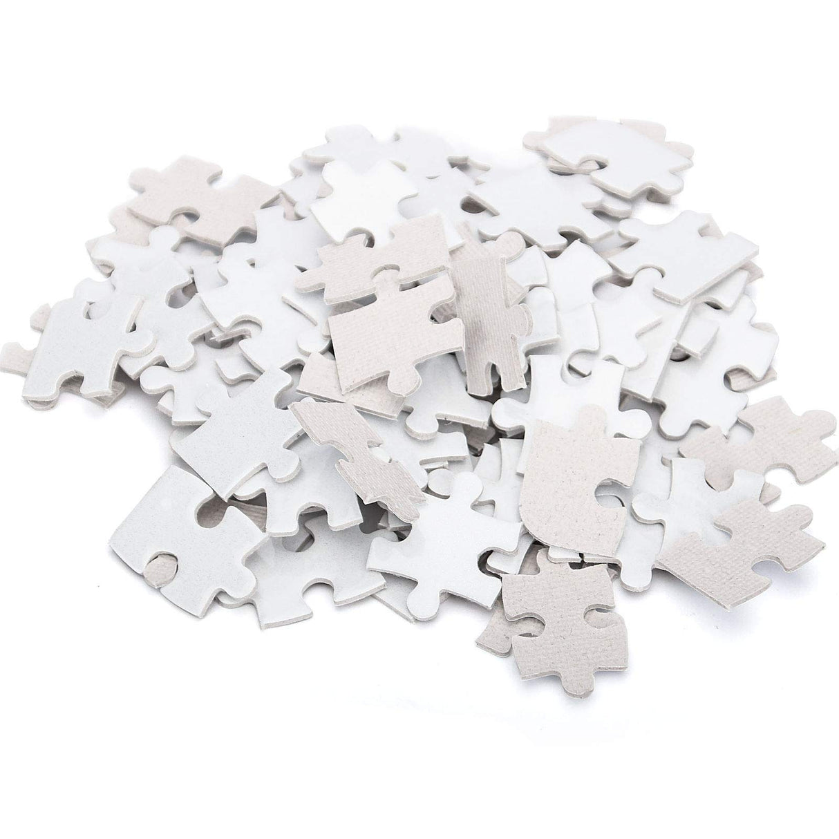 KEILEOHO 30 Sets 120 Pieces 8 x 11 inches Blank Sublimation Jigsaw Puzzles, DIY Heat Press Sublimation Puzzle Blanks, Blank Puzzle for Sublimation Blanks Heat Press Transfer Make Your Own Puzzles KEILEOHO