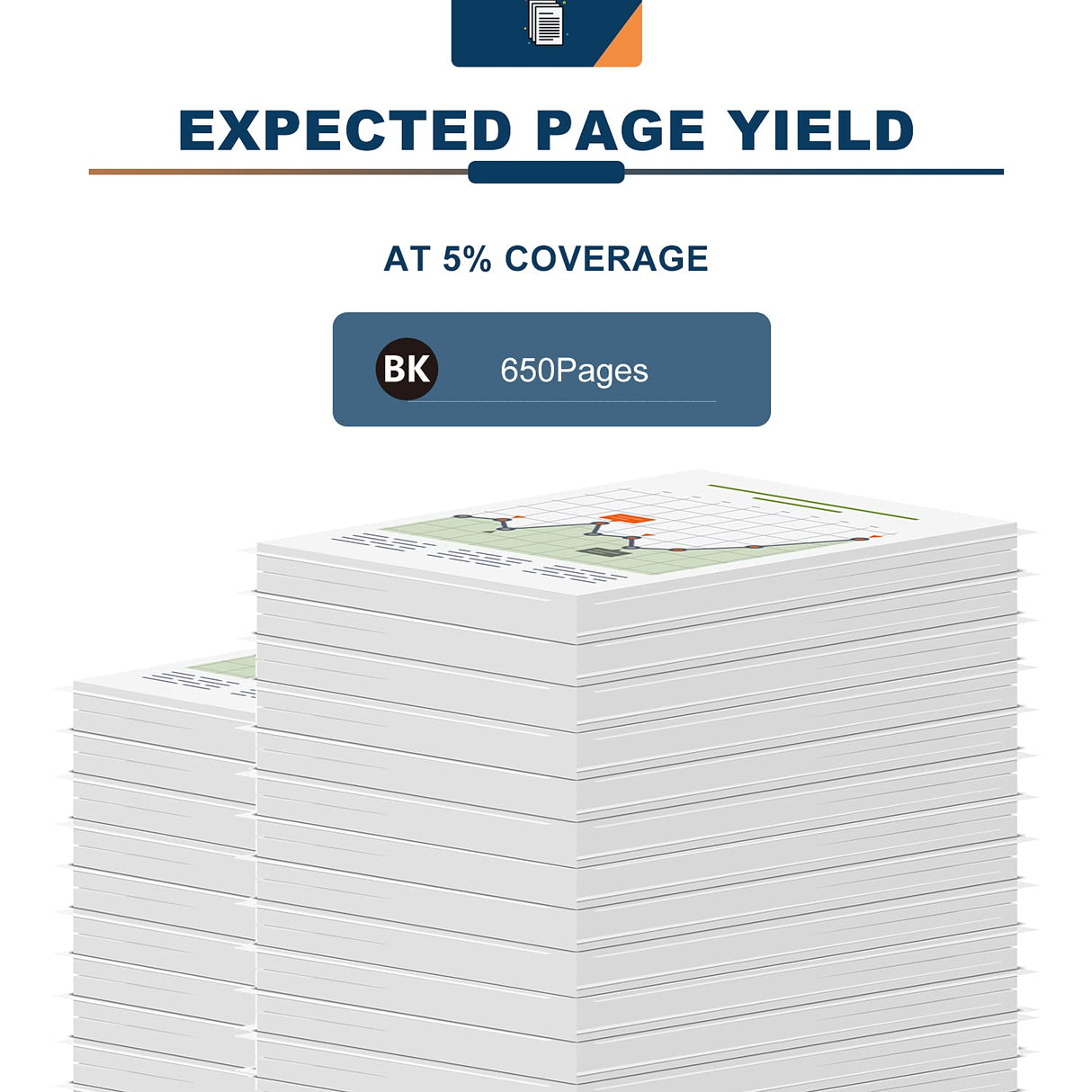 Ankink Remanufactured Ink Cartridge Replacement for HP Ink 63 XL 63XL (Black 2-Pack) Work with HP63 3830 4650 4652 4655 5200 5252 5255 5258 4520 4512 1112 2132 3630 3632 Printers 2 BK Ankink