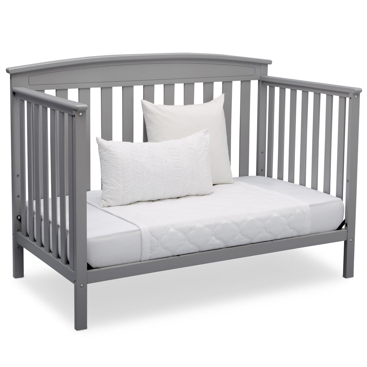 Delta Children Gateway 4-in-1 Convertible Crib - Greenguard Gold Certified, Grey Delta Children