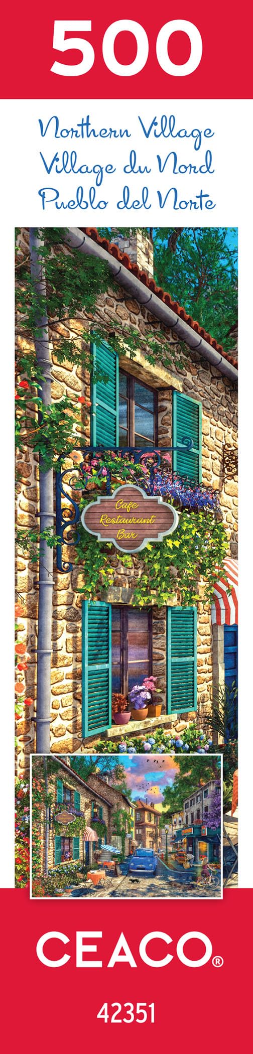 Ceaco - Around The World - Northern Village - 500 Piece Jigsaw Puzzle Ceaco