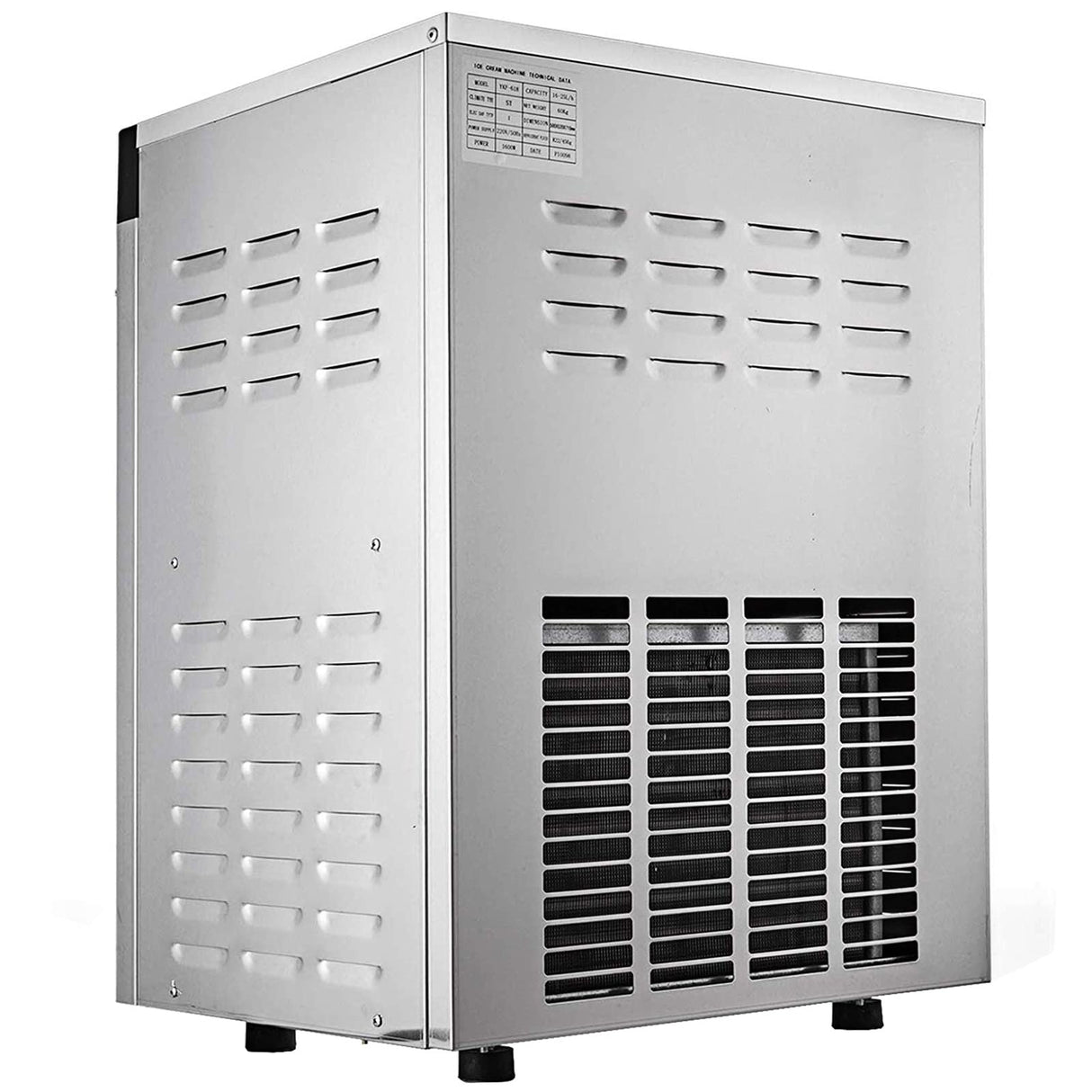 VEVOR Commercial Ice Cream Machine 1400W 20/5.3 Gph Hard Serve Ice Cream Maker with LED Display Screen Auto Shut-Off Timer One Flavors Perfect for Restaurants Snack bar Supermarkets VEVOR