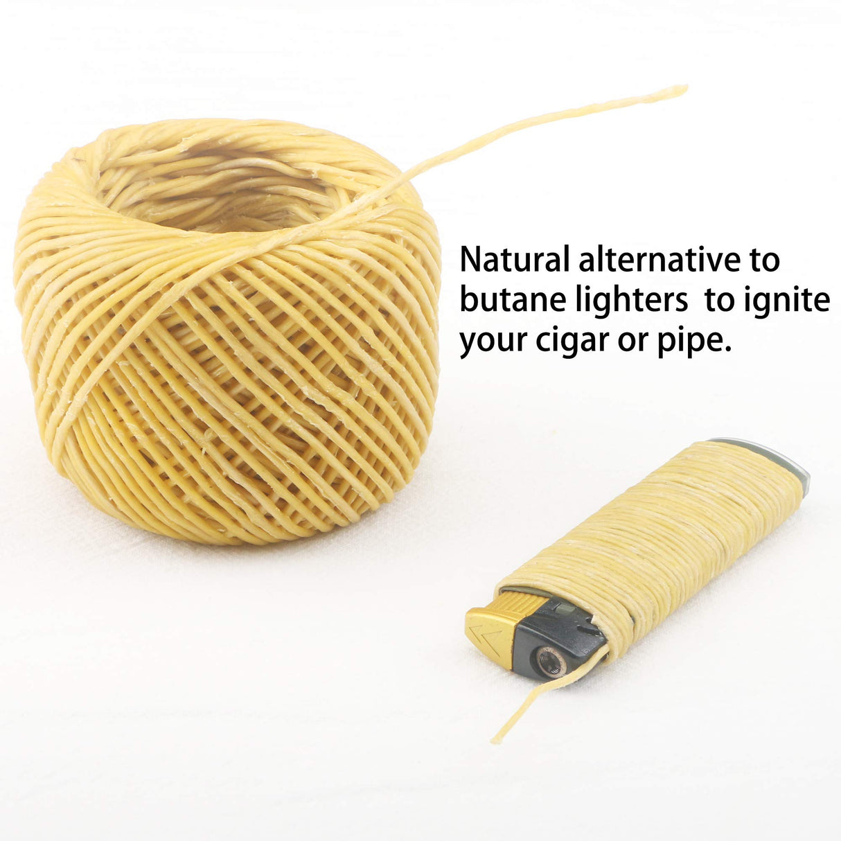 MILIVIXAY 100% Organic Hemp Candle Wick with Natural Beeswax Coating, 200 FT Spool, Standard Size (1.0mm)+ Wick Sustainer Tabs (200PCS). MILIVIXAY
