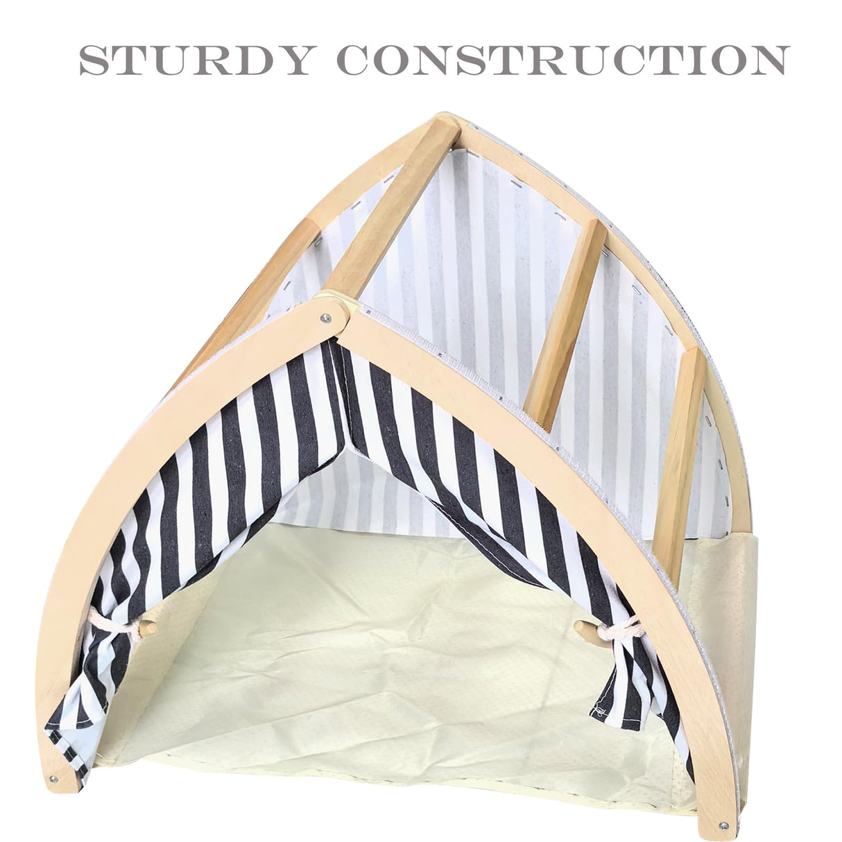 COODIA Cat House, Cat Beds for Indoor Cats, Cat Scratchers with Sisal Scratching Board, Cat Scratcher Bed with Fluffy Ball Hanging, Cat Condo 20x16x16 inches COODIA