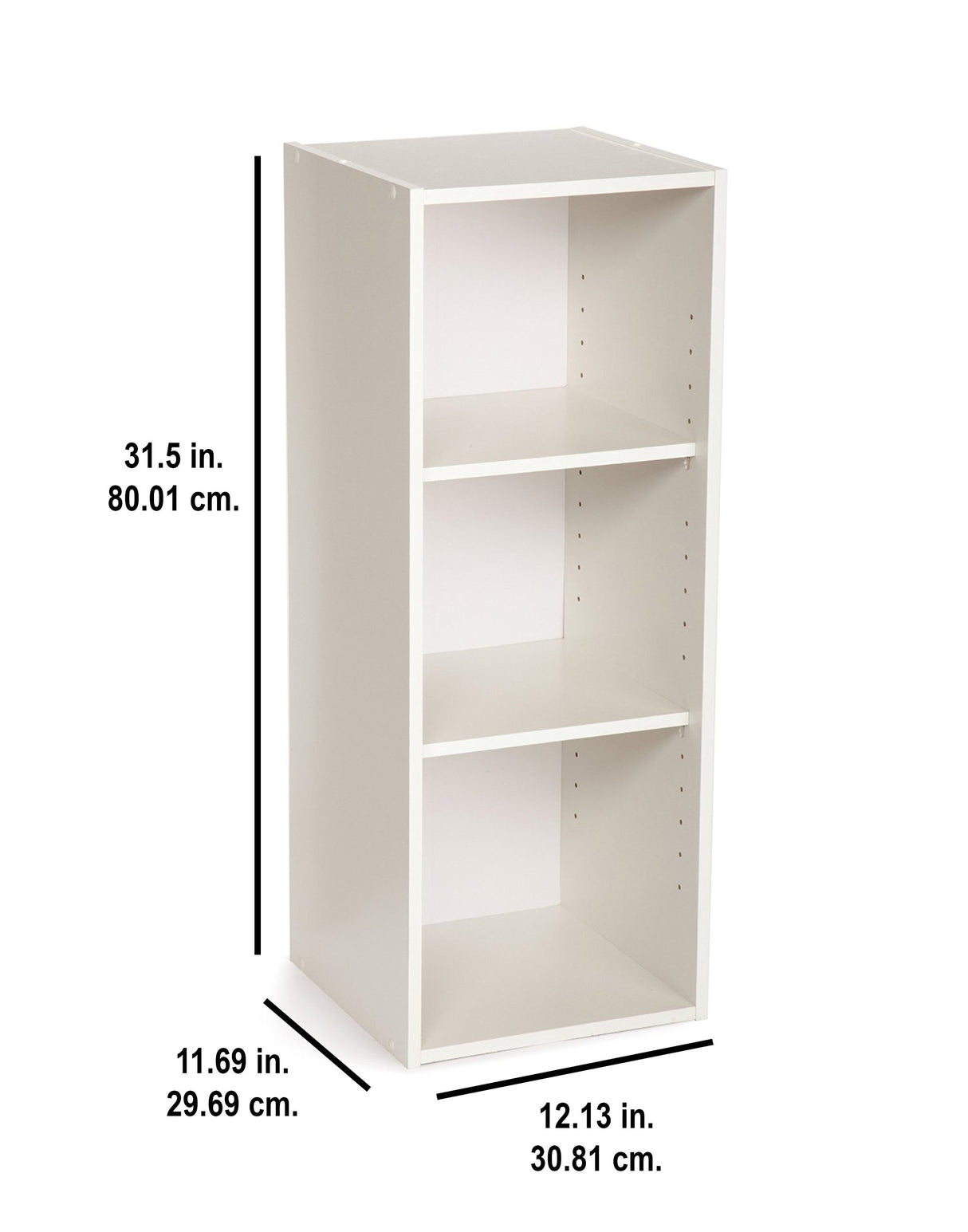 ClosetMaid 8987 Stackable 3-Shelf Organizer, White ClosetMaid