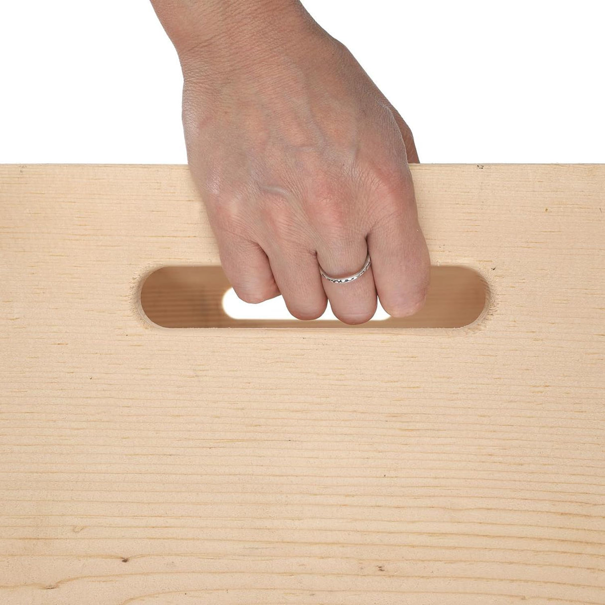 Good Wood by Leisure Arts Wooden Crate, Country, 3pc, Wood Crate Unfinished, Wood crates for Display, Wood crates for Storage, Wooden crates Unfinished, Pine, 18"x12.5"x9.5" Good Wood by Leisure Arts