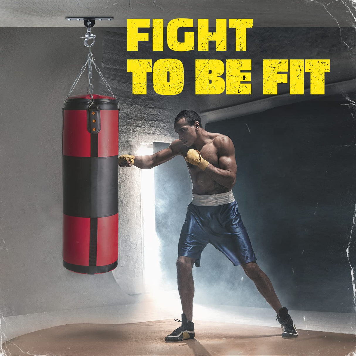 Yes4All Wall Ceiling Mount Hook 360° Rotation, 600 lbs Capacity Punching Bag Hangers, Heavy Bag Mount for Yoga, Chair, Boxing Bag, Indoor & Outdoor Gym - Smart Design, Easy to Use, Fit Most Ceiling Yes4All