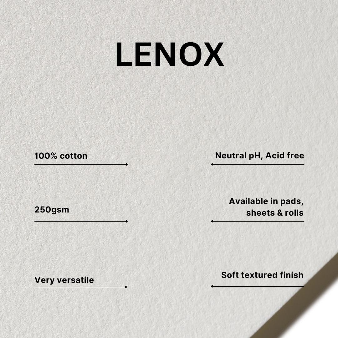 Lenox Paper Pad 9"X12" 15 Sheets/Pkg Lenox