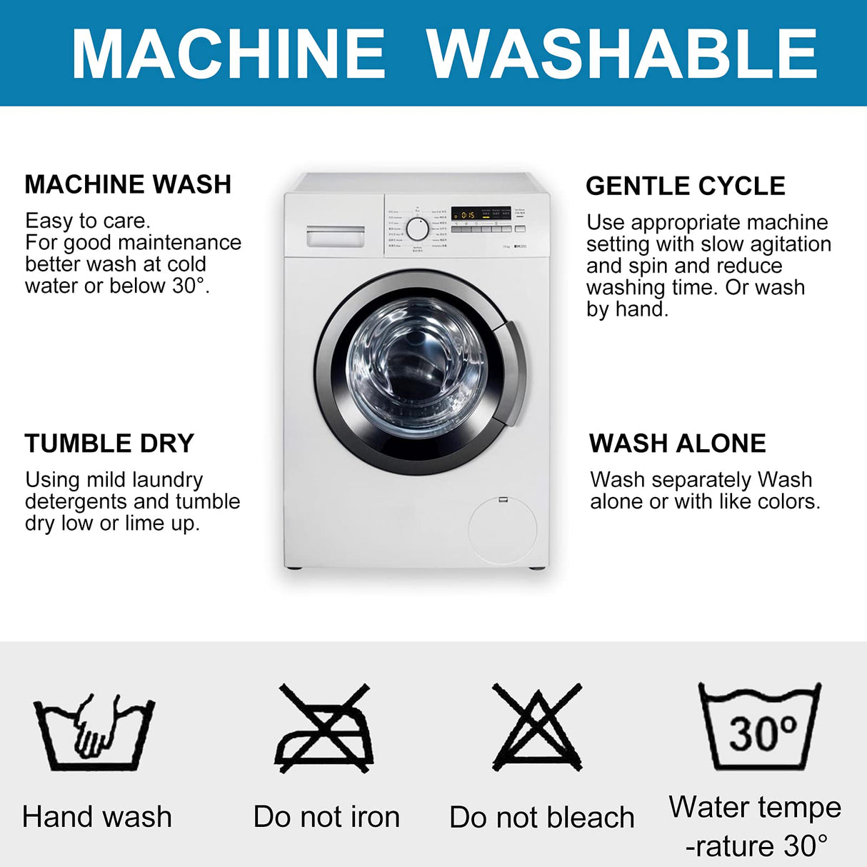 NC HOME Water Resistant Sofa Seat Cushion Covers Couch Cushion Slipcover, RV Dinette Cushion Covers Stretch Furniture Protector for Kids, Pet (Loveseat Cushion, Creamy White) NC HOME