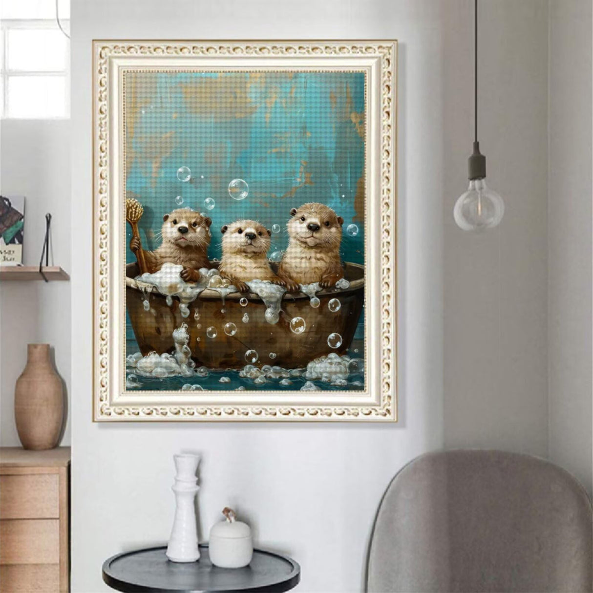 TURGF Dream Catcher 5D Diamond Painting Kit for Adult Beginners, 8x12 inch - DIY Fantasy Diamond Painting for Home Living Room Wall Art Decor and Holiday Gift TURGF