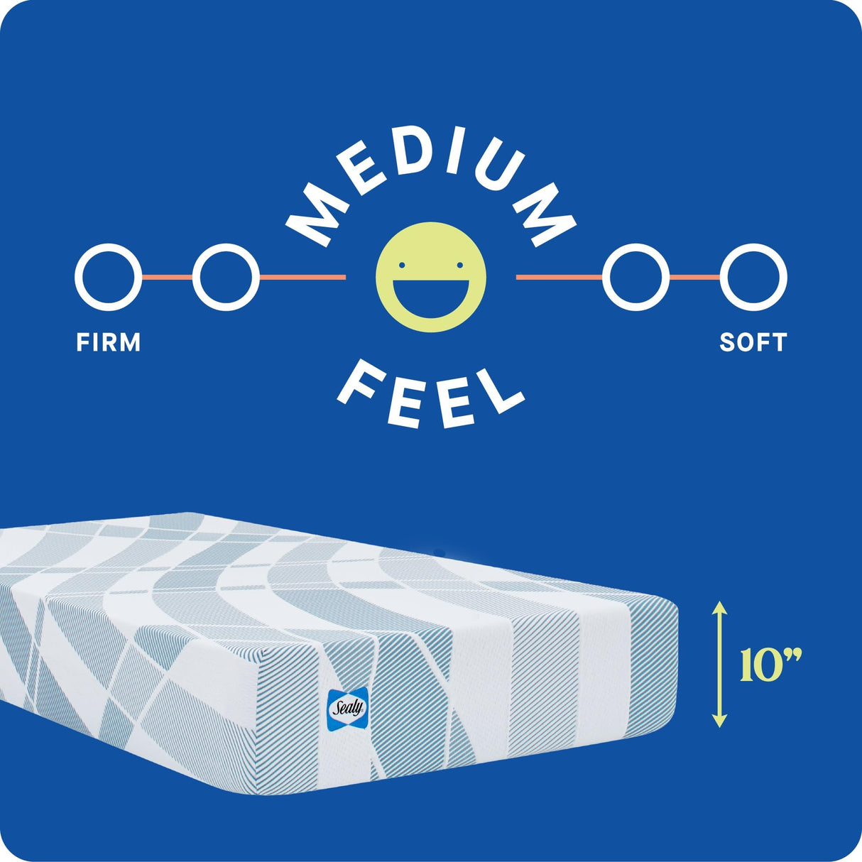 Sealy Dreamlife 10” Foam Mattress-in-a-Box, Full, SealyComfort Gel Memory Foam, Surface-Guard Technology, 10 Year Limited Warranty, Made in The USA Sealy