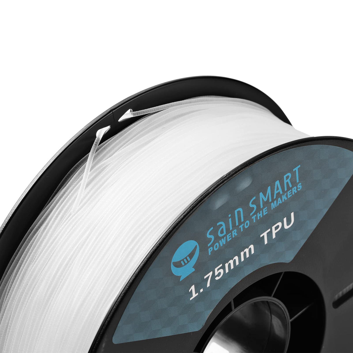 SainSmart 87A TPU Filament 1.75mm Flexible TPU 3D Printer Filament 1kg Spool, Natural SainSmart