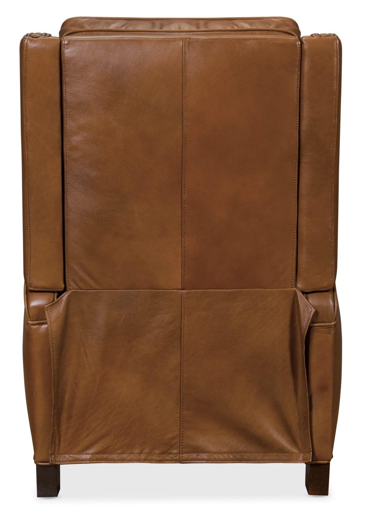 Hooker Furniture RC216-PB-086 RC216-PB Rylea 30" Wide Formal Traditional Aniline Leather Upholstered Manual Push-Back Recliner with Nail Head Trim Hooker Furniture