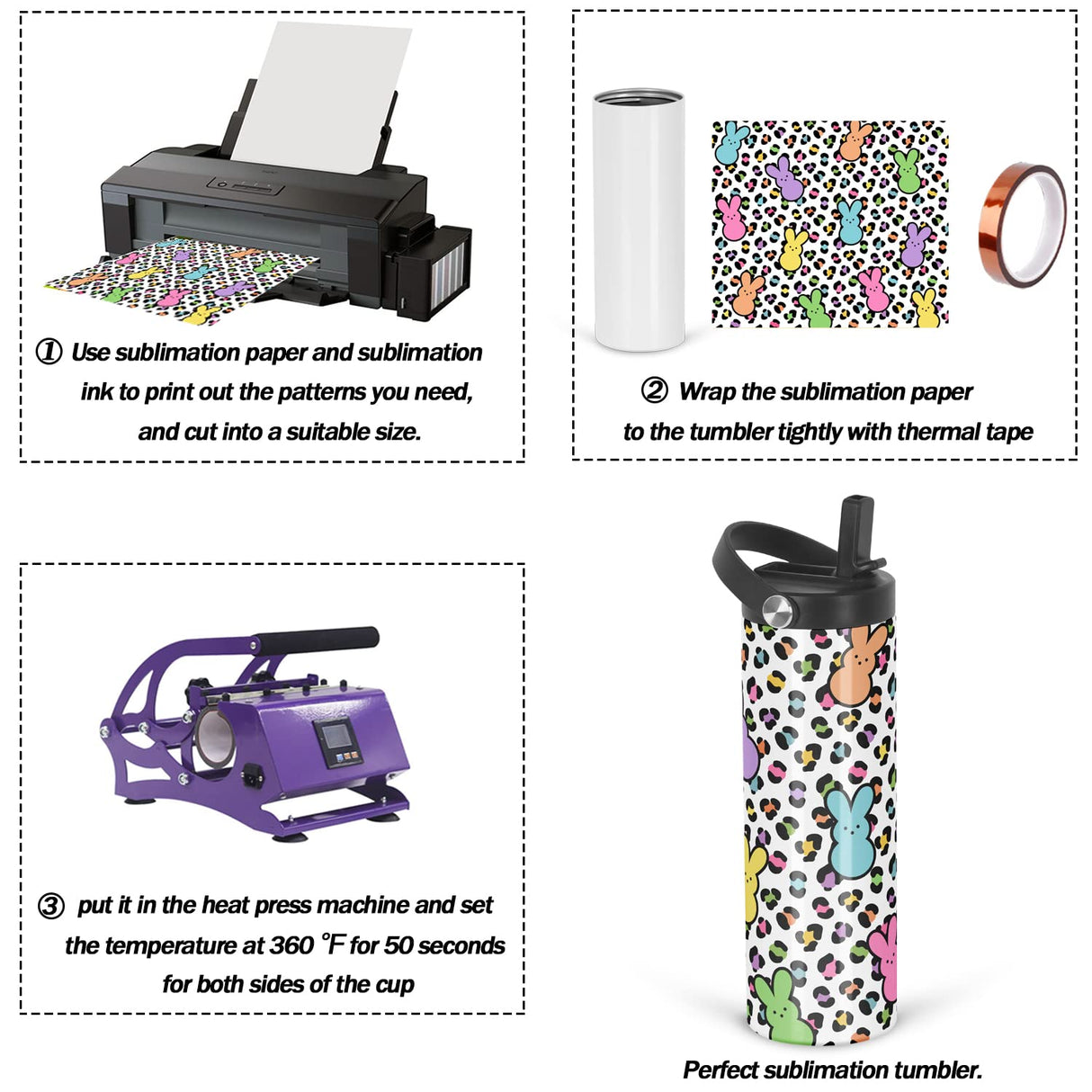 8 Pack Sublimation Tumbler Bulk 20oz Skinny Straight, Sublimation Sport Water Bottles Double Wall Stainless Steel Tumblers for Sublimation with Portable Handle, Individually Boxed Micellwuu