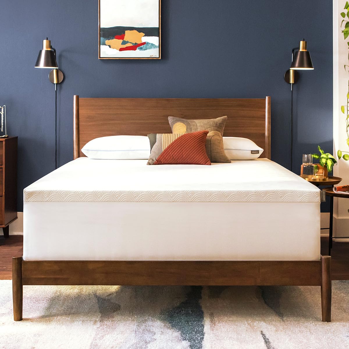 Tempur-Cloud 2-Inch Mattress Topper, King,White Tempur-Pedic