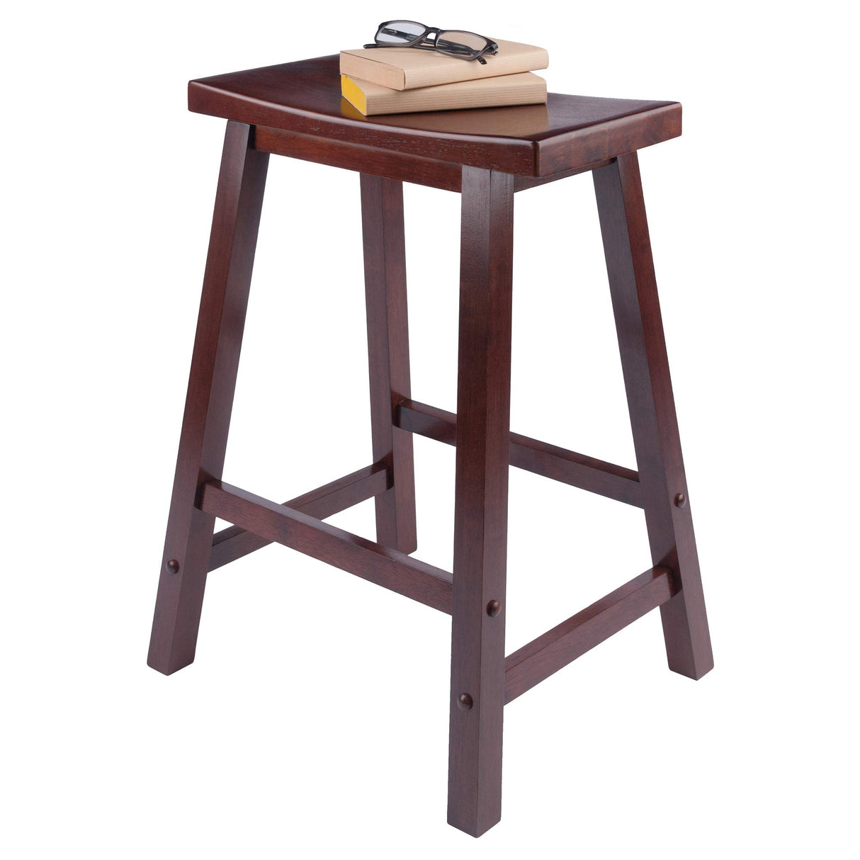 Winsome 94084 Satori Stool, 24", Walnut Winsome
