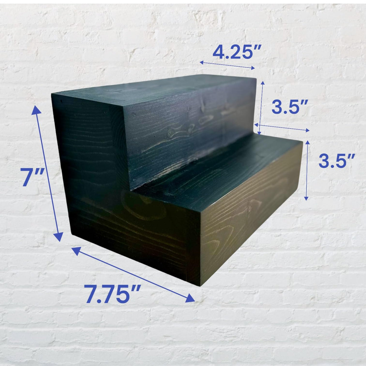 Tiered Bottle Shelf | 2 Tier Liquor Bottle Display | Bar Organization | Display Shelf | Wine Shelf | Bar Display | Kitchen Counter Shelf (24", Black) RBD Home