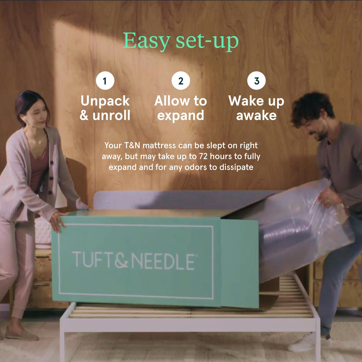 Kin By Tuft & Needle Medium Firm 10" King Adaptive Foam Mattress in a Box, Cooling Pressure Relief, Balanced Support, 100 Night Trial, Fiberglass-Free, CertiPUR-US, 10-Year Limited Warranty Tuft & Needle