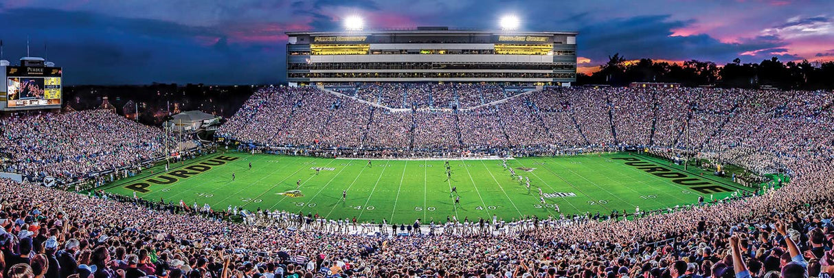 MasterPieces 1000 Piece Sports Jigsaw Puzzle - NCAA Purdue Boilermakers Center View Panoramic - 13"x39" Masterpieces