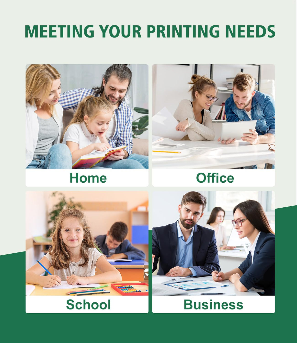 Kingjet LC401 Ink Cartridges Replacement for Brother LC401 Ink Cartridges Compatible with LC401 Ink Cartridges for Brother Printer MFC-J1010DW MFC-J1170DW MFC-J1012DW, 4PK(Black/Cyan/Magenta/Yellow Kingjet