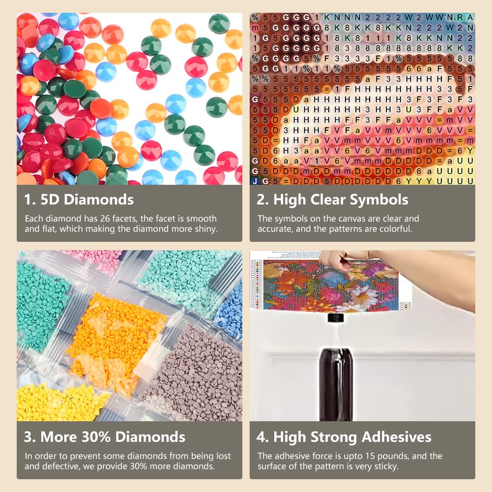 FHBUBPUP Rainbow Diamond Painting Kits for Adults, Dancing Woman Diamond Art Kits for Beginners, 5D DIY Full Drill Round Diamond Point Gem Art, Craft Gift Suitable for Home Wall Decoration 12×12Inch FHBUBPUP