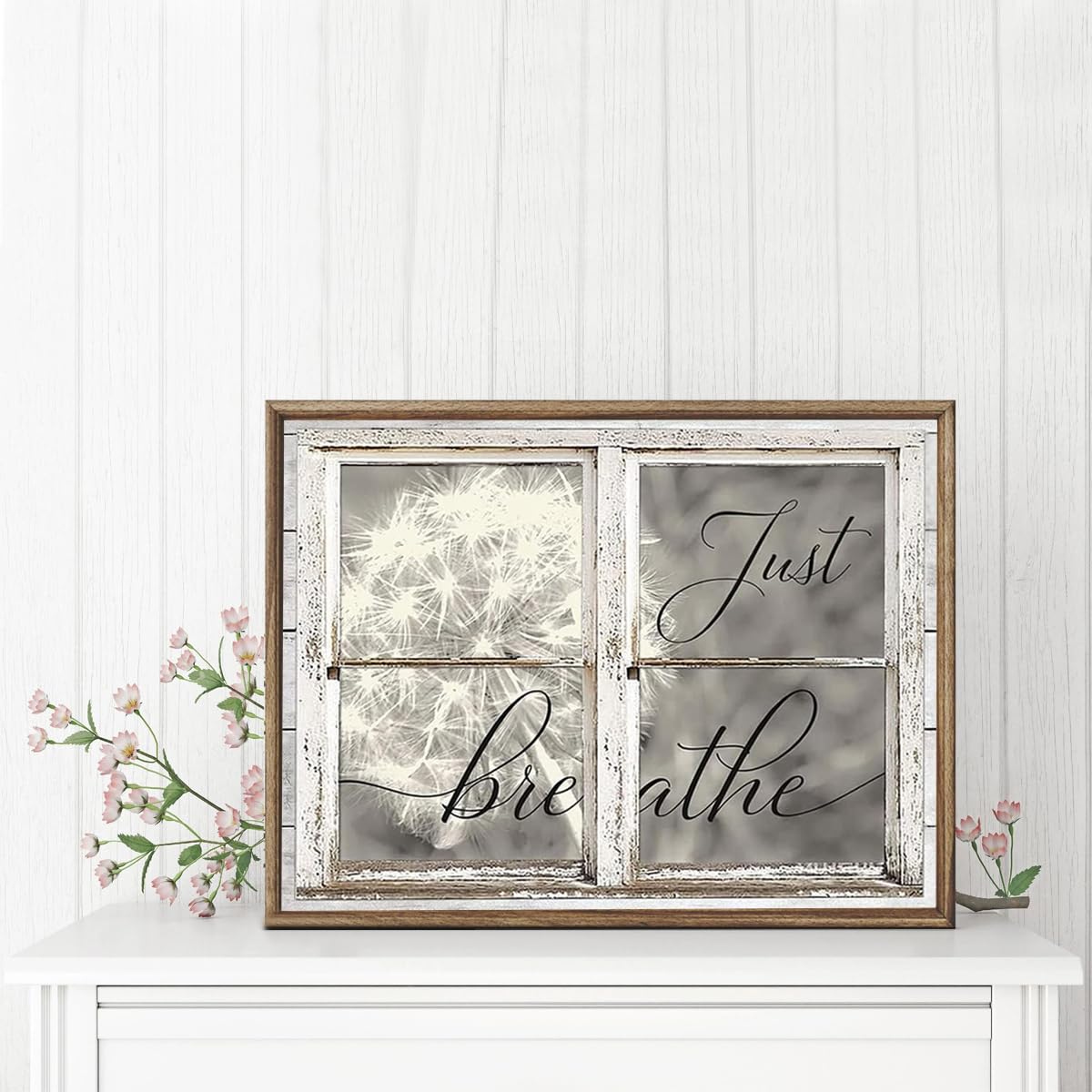 IPISSOI 5D Diamond Painting Beautiful Dandelion Inspirational Quotes Diamond Art Kit for Adults Diamond Painting by Number Kits Gem Art Wall Home Decor 12 x16 inch IPISSOI