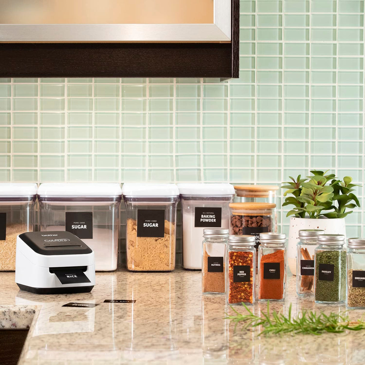 ColAura Color Photo and Label Printer,White Brother