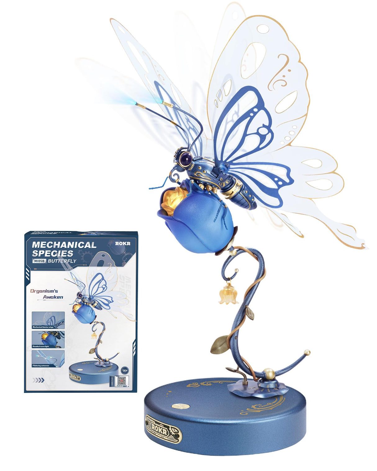 ROKR 3D Metal Puzzles for Adults - Metal Model Kits to Build - Crafts for Adults & Teenagers - Gifts for Boys & Girls ROKR