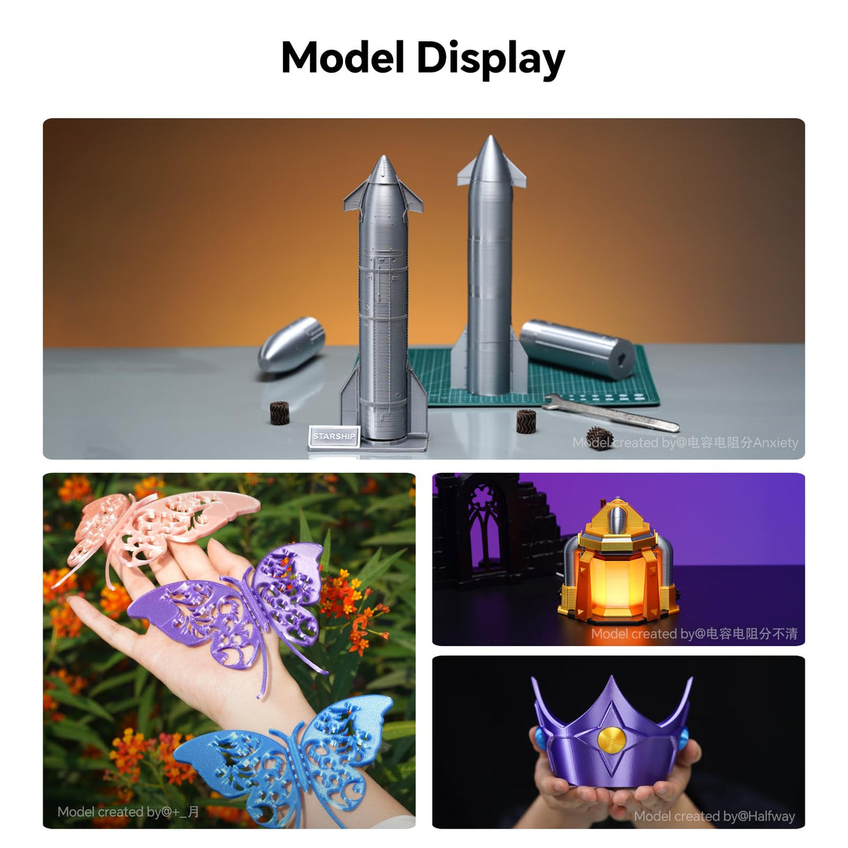 ANYCUBIC Silk Filament, Clog-Free Shiny 3D Printer PLA Filament 1.75mm Dimensional Accuracy +/- 0.02mm, 1KG Reusable Spool (2.2 lbs), Silk Gold ANYCUBIC