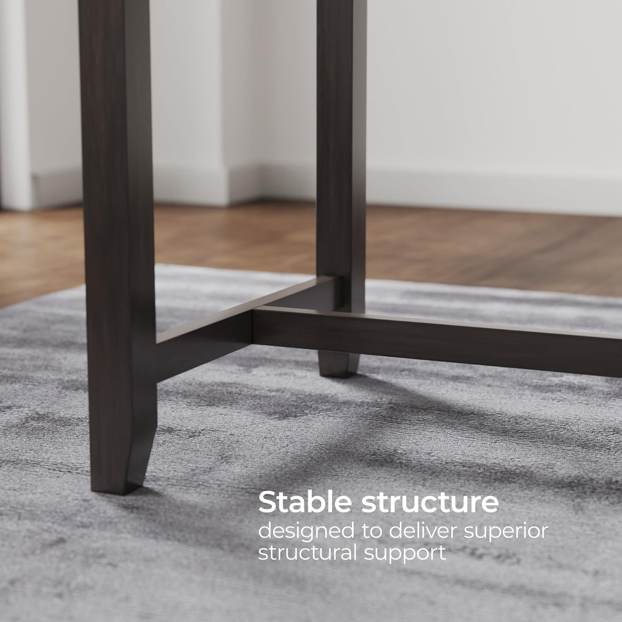 Signature Design by Ashley Gesthaven Contemporary Counter Height Dining Table with 3 Shelves and Trestle Base, Light Brown & Dark Brown Signature Design by Ashley